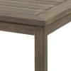 Christopher Knight Home Alexander Outdoor 4 Seater Acacia Wood Chat Set with Water Resistant Cushions, Gray and Dark Gray(Gray and Dark Gray)