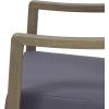 Christopher Knight Home Alexander Outdoor 4 Seater Acacia Wood Chat Set with Water Resistant Cushions, Gray and Dark Gray(Gray and Dark Gray)