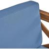 Christopher Knight Home Brava Outdoor Acacia Wood Club Chairs with Water Resistant Cushions (Set of 2), 30.25 “W x 30.25 “D x 26.5 “H, Teak + Blue