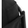 Christopher Knight Home Brookn Outdoor Contemporary Modern Patio Fabric Aluminum Frame Club Chair, Outdoor Armchair for Relaxing in Garden, Poolside, with Water Resistant and Removable Cushion, Black