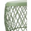 Christopher Knight Home Bryony Indoor 19″ Diameter Lattice Iron Side Table, Matte Green