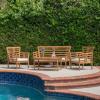 Christopher Knight Home Caydon Outdoor Chat Set, 4-Pcs Set, Brown Patina