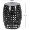 Christopher Knight Home Colcord Outdoor Side Tables – Black