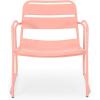 Christopher Knight Home Cowan Outdoor Dining Chair (Set of 2), Matte Coral(Matte Coral)