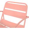 Christopher Knight Home Cowan Outdoor Dining Chair (Set of 2), Matte Coral(Matte Coral)