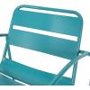 Christopher Knight Home Cowan Outdoor Dining Chair (Set of 2), Matte Coral(Matte Teal)