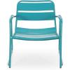 Christopher Knight Home Cowan Outdoor Dining Chair (Set of 2), Matte Coral(Matte Teal)