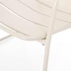 Christopher Knight Home Cowan Outdoor Dining Chair (Set of 2), Matte Coral(Matte White)