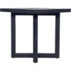 Christopher Knight Home Eella 18.25” Acacia Wood Outdoor Side Table, Square Slat Top with X-Stretcher Base, Patio Decorative End Table for Patio Balcony & Garden Decor, Easy Assembly, Black