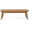 Christopher Knight Home Ellendale Chat Set, White + Teak