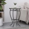 Christopher Knight Home Ignativs Indoor Side Table with Tile Top, Yellow, Red, and Black