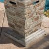 Christopher Knight Home Laguna MGO Fire Column – 40,000 BTU, 19.5″, Natural Stone
