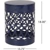 Christopher Knight Home Mellie Outdoor Side Tables – Navy Blue