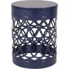 Christopher Knight Home Mellie Outdoor Side Tables – Navy Blue (Set of 2)