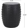 Christopher Knight Home Ospery End Table, Matte Black