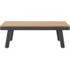 Christopher Knight Home Outdoor 4 Piece Aluminum and Faux Wood Chat Set with Cushions, Gray and Gray