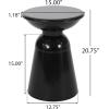 Christopher Knight Home Pelon Outdoor Side Tables – Black