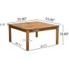 Christopher Knight Home Puerta Outdoor Wicker Club Chair Set with Acacia Wood Coffee Table, 4-Pcs Set, Teak Finish / Mix Black / Dark Grey