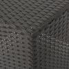 Christopher Knight Home Puerta Outdoor Wicker Side Table, Dark Brown