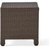 Christopher Knight Home Puerta Outdoor Wicker Side Table, Light Brown