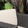 Christopher Knight Home Puerta Wicker Chat Set (4 Piece), Beige/Dark Brown