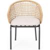 Christopher Knight Home Xanthe Outdoor Club Chair, Light Brown, Beige, Black