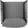 Great Deal Furniture Christopher Knight Home Weber Outdoor Wicker Club Chair (Set of 4), Light Dark Gray