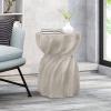 Richie Indoor Contemporary Lightweight Concrete Accent Side Table(Richie concrete Finish)