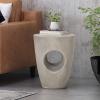 Richie Indoor Contemporary Lightweight Concrete Accent Side Table(Samue concrete Finish)