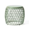 Christopher Knight Home Alamera Outdoor Lattice Iron Side Table, 19″, Matte Green