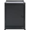 Christopher Knight Home Anchorage Outdoor Tank Holder Side Table – Matte Black