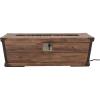 Christopher Knight Home Delany Outdoor 50,000 BTU Rectangular Fire Pit (No Tank Holder) – Lightweight Concrete – Brown