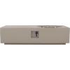 Christopher Knight Home Evatt Outdoor 50,000 BTU Rectangular Fire Pit Table (No Tank Holder) – Lightweight Concrete – Light Gray