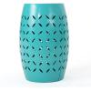 Christopher Knight Home Jorell Lace Cut Iron Accent Table, Teal