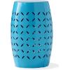 Christopher Knight Home Lilac Outdoor 12″ Iron Side Table, Blue