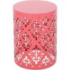 Christopher Knight Home Mathena Outdoor Side Tables – Dark Coral