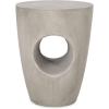 Richie Indoor Contemporary Lightweight Concrete Accent Side Table(Samue concrete Finish)