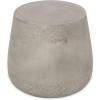 Richie Indoor Contemporary Lightweight Concrete Accent Side Table(Sidne concrete Finish)