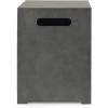 Wellington Outdoor Tank Holder Side Table – Concrete Finish