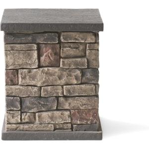 Chesney Outdoor Tank Holder Side Table – Lightweight Concrete – Stone Finish