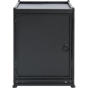 Christopher Knight Home Anchorage Outdoor Tank Holder Side Table – Matte Black