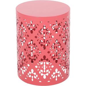 Christopher Knight Home Mathena Outdoor Side Tables – Dark Coral