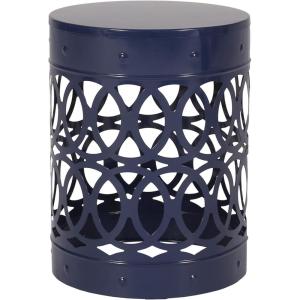 Christopher Knight Home Mellie Outdoor Side Tables – Navy Blue