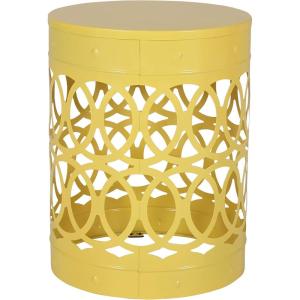 Christopher Knight Home Mellie Outdoor Side Tables – Yellow