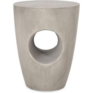 Richie Indoor Contemporary Lightweight Concrete Accent Side Table(Samue concrete Finish)