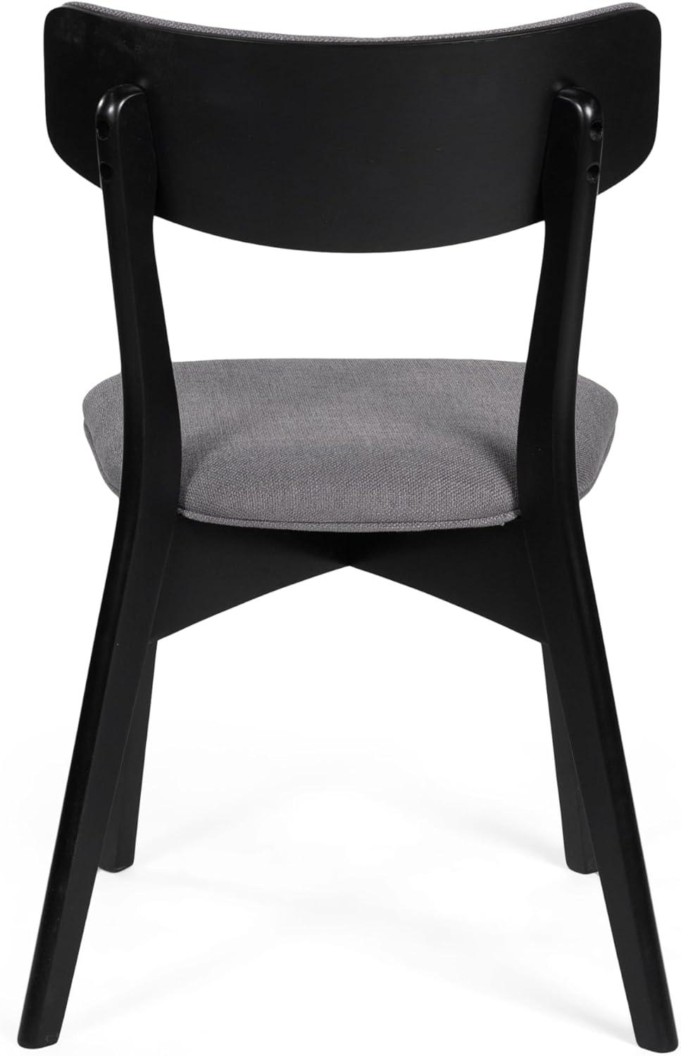 image:imageChazz Upholstered Dining Chairs Light BeigeMatte Black Set of 2Chaz dark GrayMatte Black