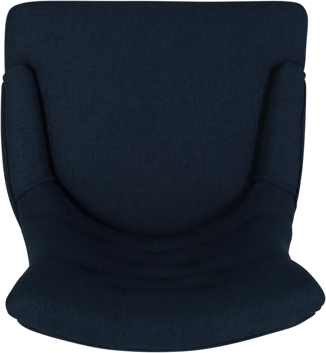 image:imageChristopher Knight Home Cheney Dining Chair Textile Navy Blue Dark Brown