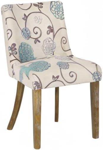 image:imageChristopher Knight Home Frances Dining Chair 1975 W x 2475 D x 35 H Beige and Blue Floral Natural Brown Set of 4Floral Natural BrownSet of 2