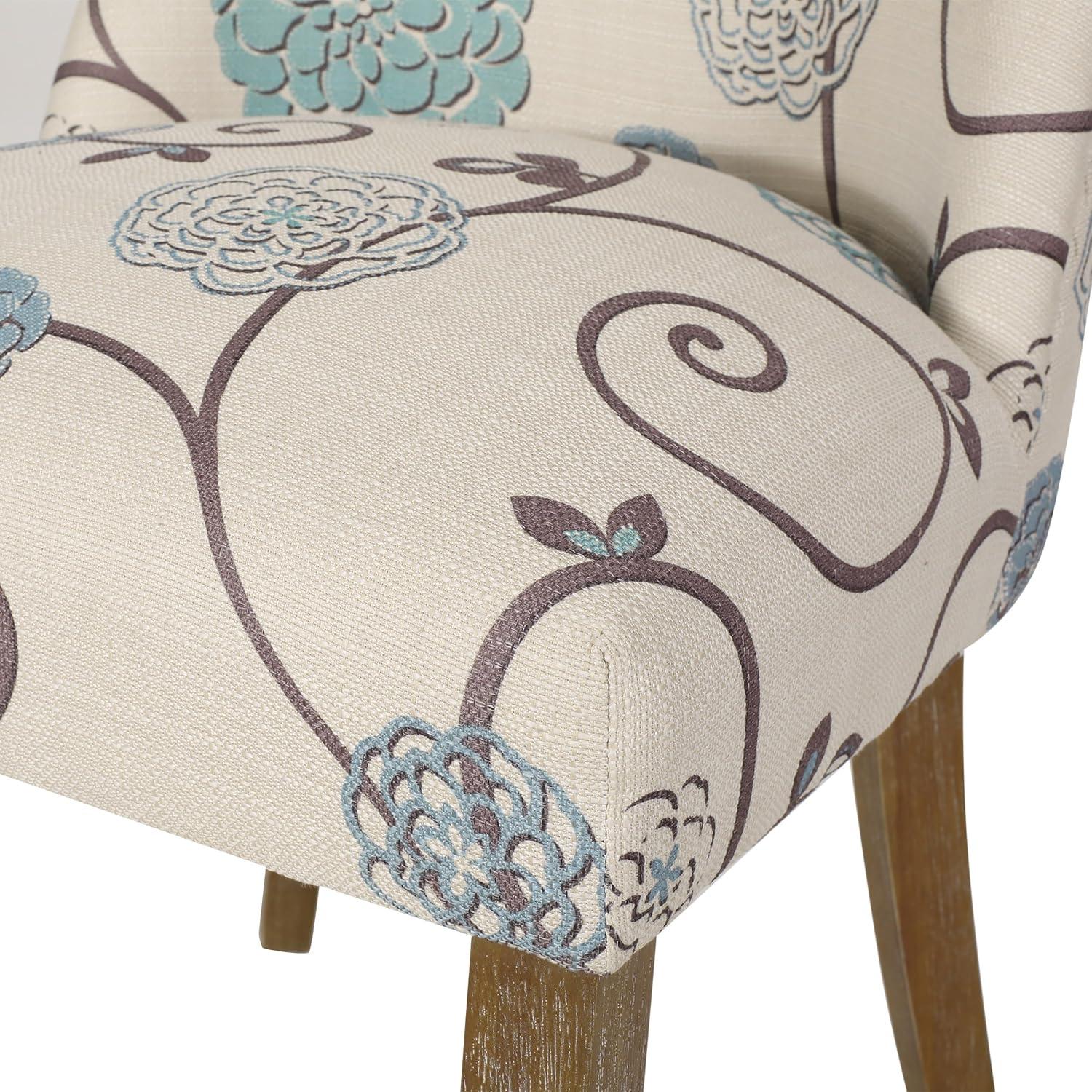 image:imageChristopher Knight Home Frances Dining Chair 1975 W x 2475 D x 35 H Beige and Blue Floral Natural Brown Set of 4Floral Natural BrownSet of 2