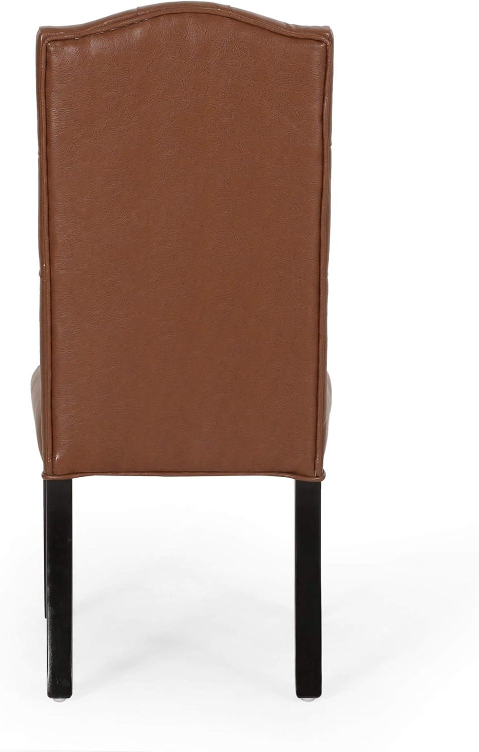 image:imageChristopher Knight Home Harriet Dining Chair Sets Dark BrownCognac Brown Dark Brown